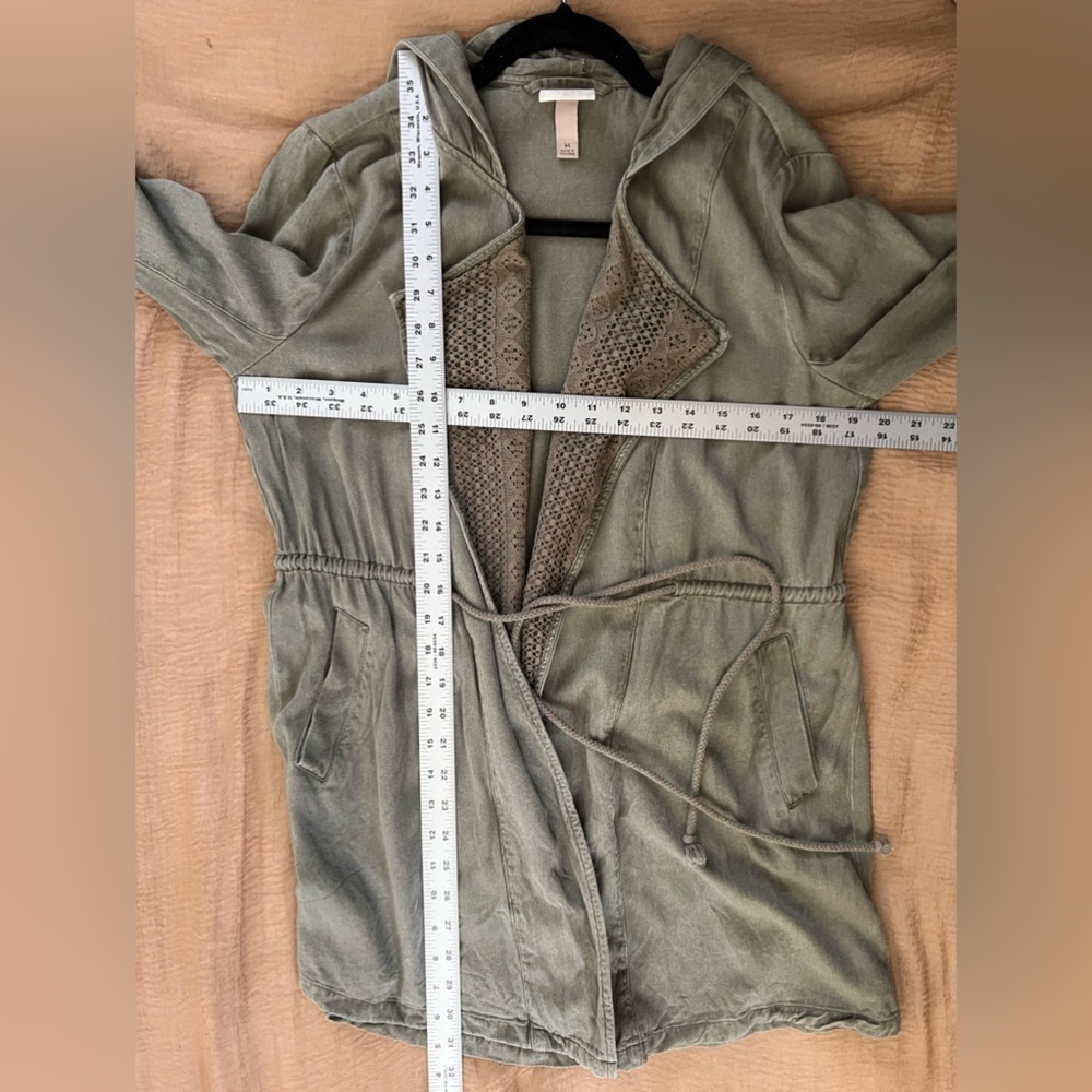 Knox Rose Hooded Military style Women’s Jacket, Medium - Picture 3 of 11